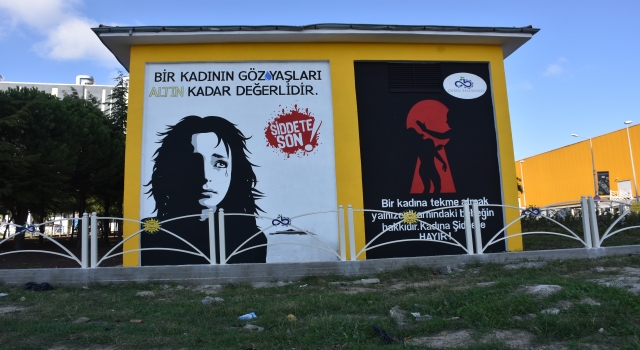 Tekirdağ’da trafo duvarlarına çizilen resimlerle ”sosyal mesaj” verilecek