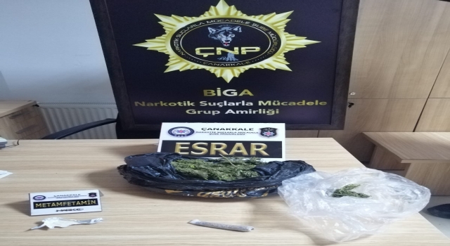 Biga’da uyuşturucu operasyonu