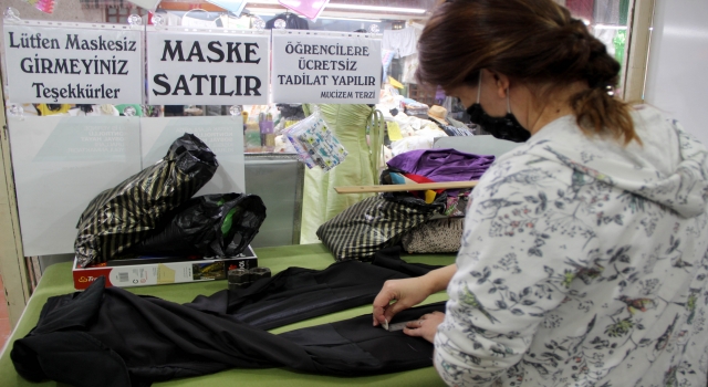 Öğrencinin parası tarihi bedestenin terzisinde geçmiyor