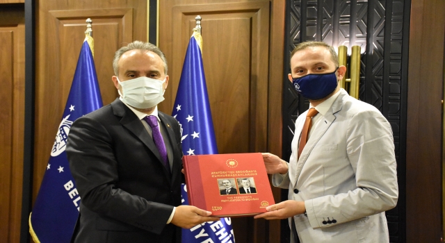 Büyükşehir Belediye Başkanı Aktaş, AA Bursa Bölge Müdürü Aksoy’u kabul etti