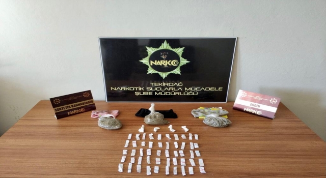 Çorlu’da uyuşturucu operasyonu