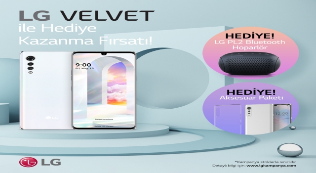 LG’den Velvet alana XboomGo PL2 hediye kampanyası