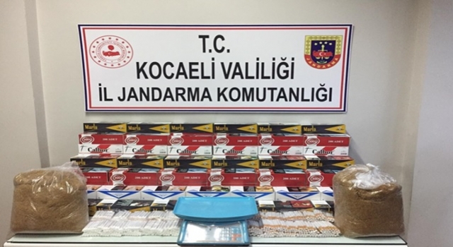 Kocaeli’de 19 bin 860 kaçak sigara ele geçirildi