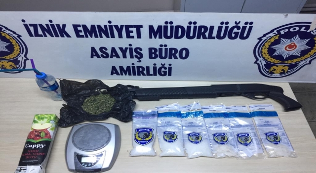 İznik’te uyuşturucu şüphelisi yakalandı