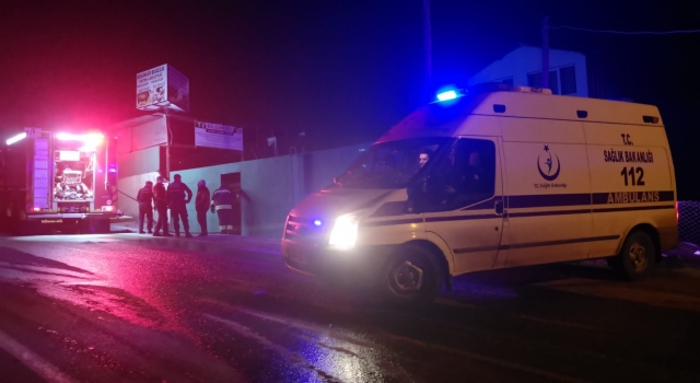 Kocaeli’de besi çiftliğinde çıkan yangın söndürüldü