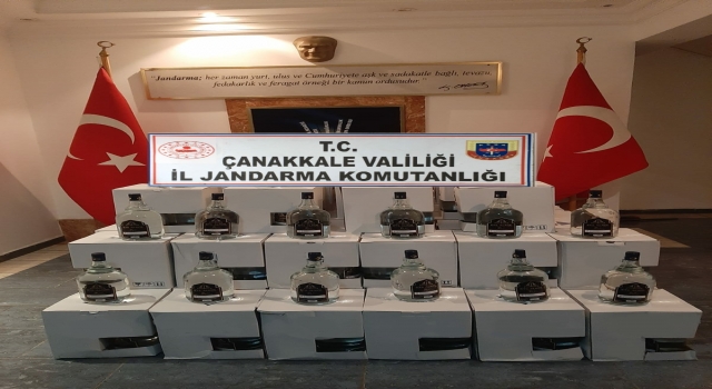 Çanakkale’de sahte ve kaçak içki operasyonu