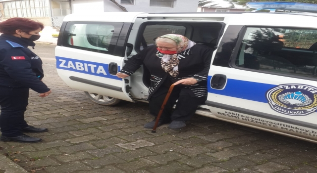 Yalova’da 77 yaşındaki kadının yardımına zabıta ekipleri koştu