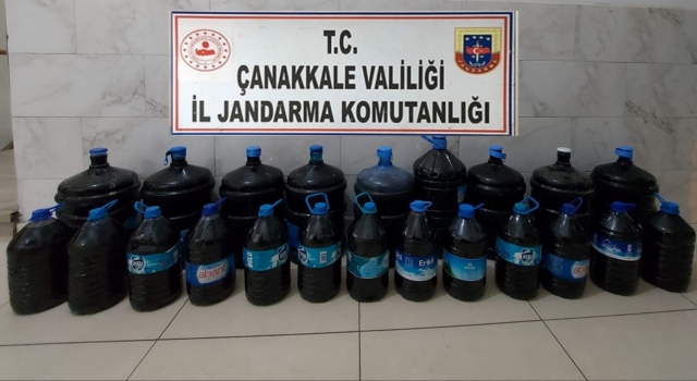 Çanakkale’de sahte içki operasyonu