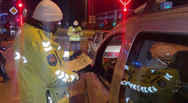 Edirne’de kurallara uymayan sürücüler trafik denetimlerine takıldı