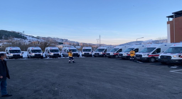 Sakarya’da 10 yeni ambulans hizmet vermeye başladı