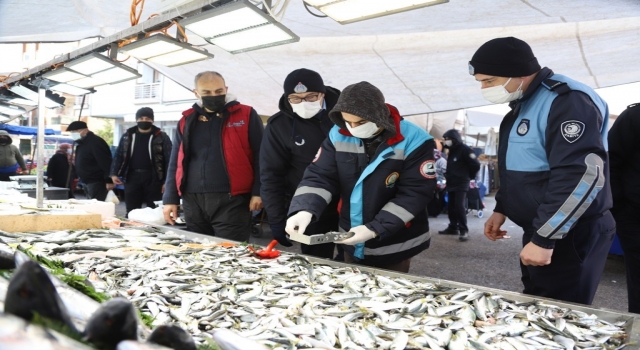 Kartal’da balık tezgahları denetlendi