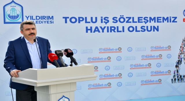 Yıldırım Belediyesinde toplu sözleşme imzalandı