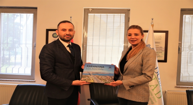 AA Bursa Bölge Müdürü Aksoy, DOSABSİAD Başkanı Çevikel’i ziyaret etti