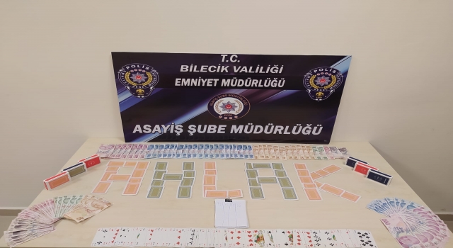 Bilecik’te kumar oynayan ve Kovid19 tedbirlerini ihlal eden 7 kişiye para cezası yazıldı