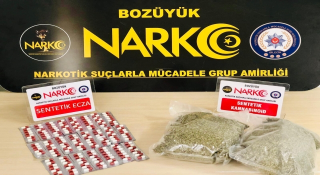 Bozüyük’te uyuşturucu şüphelisi gözaltına alındı