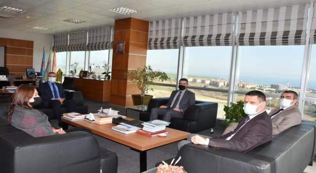 Tekirdağ NKÜ Rektörü Şahin’e ziyaret