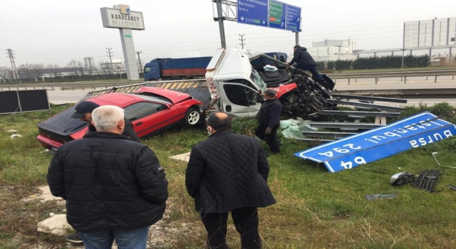 Karacabey’deki trafik kazasında 1 kişi yaralandı