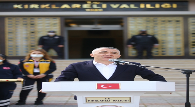 Sağlık Bakanlığınca Kırklareli’ne gönderilen ambulanslar törenle teslim alındı
