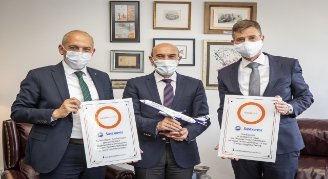 SunExpress, Turuncu Çember Hijyen Sertifikası’nı aldı
