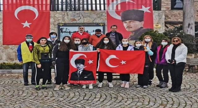 Geliboluspor ve dağcılık kulübünden 57. Alay Vefa Yürüyüşü