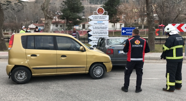 Bilecik’te otomobillerin çarpıştığı kazada, 1 kişi yaralandı