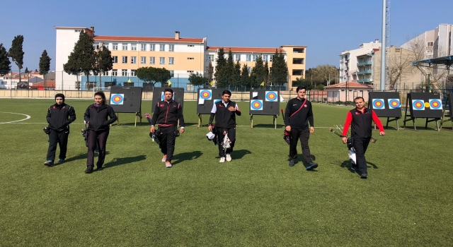 Okçuluk Milli Takımı, Avrupa Grand Prix’sinin hazırlıklarını Gelibolu kampında sürdürüyor