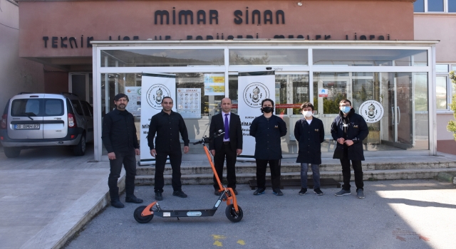 Bursa’da meslek lisesinde üretilen elektrikli scooter için siparişler gelmeye başladı