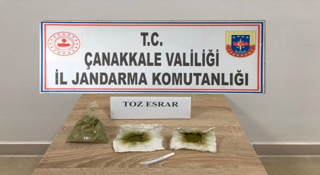 Çanakkale’de uyuşturucu operasyonu