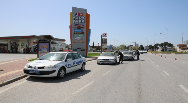 Çanakkale’de ”tam kapanma” tedbirlerine uymayanlara ceza