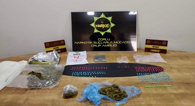 Tekirdağ’da uyuşturucu operasyonu: 3 gözaltı