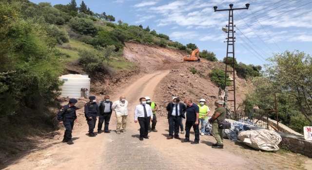 Vali İlhami Aktaş Assos Antik Liman’da incelemelerde bulundu