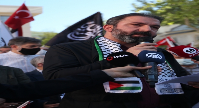 İsrail’in Mescidi Aksa saldırıları Bursa’da protesto edildi