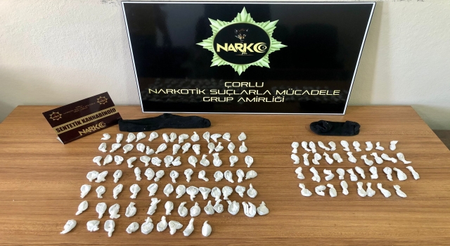Tekirdağ’da uyuşturucu operasyonu: 1 gözaltı