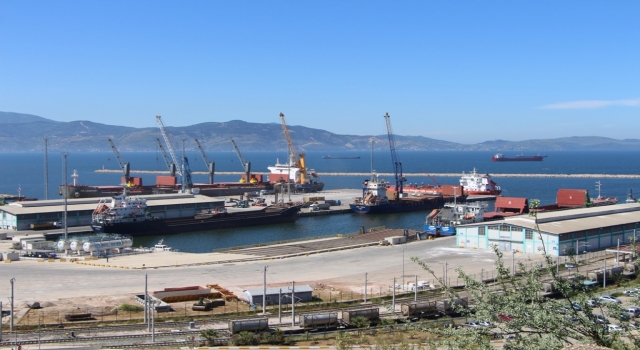 Çelebi Bandırma Limanı’nda 4 ayda 1 milyon 683 bin 774 ton yük elleçlendi