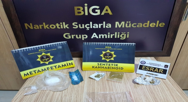 Biga’da uyuşturucuyla yakalanan şüpheli tutuklandı