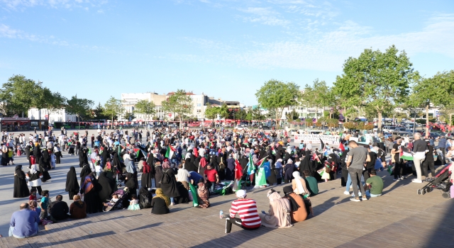 Sakarya’da İsrail’in Filistin’e yönelik saldırıları protesto edildi