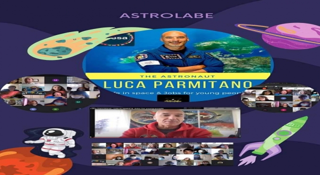 İtalyan astronot Luca Parmitano, Sakarya’daki ortaokul öğrencileriyle çevrim içi toplantıda buluştu