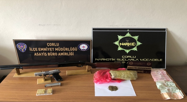 Tekirdağ’da uyuşturucu operasyonu: 3 gözaltı