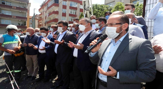 Bağcılar’da inşa edilecek 1200 kişi kapasiteli Medine Camisi’nin temeli atıldı