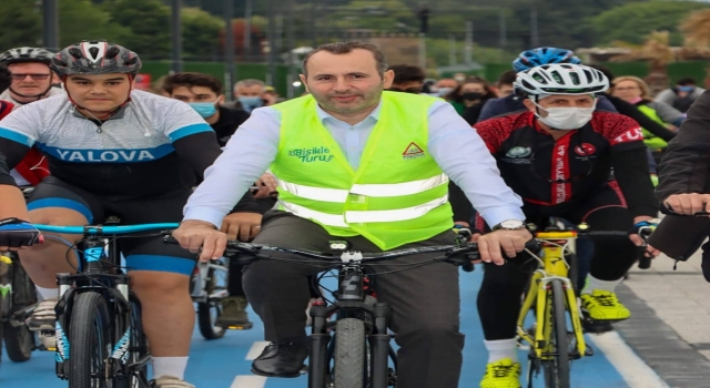 Yalovalılar dünya bisiklet gününde pedal çevirdi
