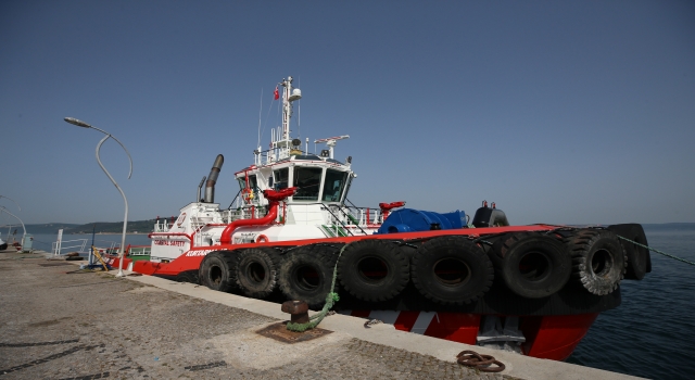 Çanakkale Boğazı’nın son teknolojiyle donatılan yeni kurtarma römorkörü görev başında