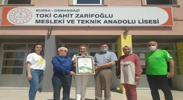 Bursa’da meslek lisesinin uygulama anaokulu öğretmen ve öğrencileri TEMA gönüllüsü oldu