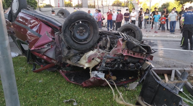 Gebze’de takla atan otomobilde bulunan 4 kişi yaralandı