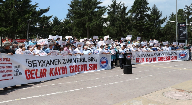 Sakarya’da MemurSen üyeleri seyyanen zam talep etti
