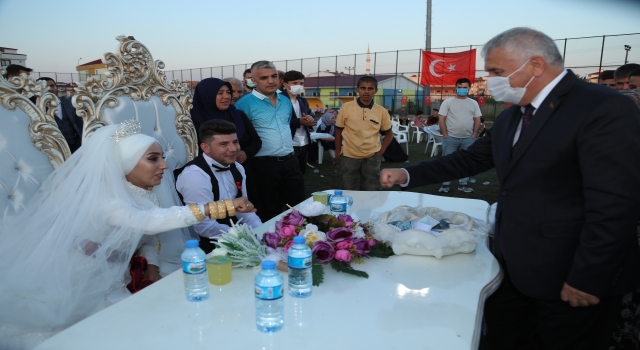 Hakkari’de mayına basarak bacaklarını kaybeden gazi Tarık Cür, Tekirdağ’da dünyaevine girdi