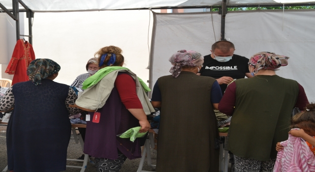 Keşan’da sosyal hizmet çadırı kuruldu