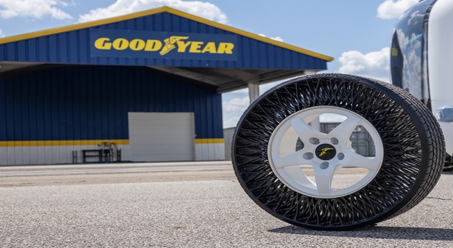 Goodyear’ın havasız lastikleri ilk olarak otonom toplu taşıma araçlarda kullanılacak