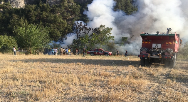 Bilecik’te bağ evinde çıkan yangın söndürüldü