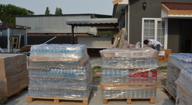 Çanakkale’den yangın bölgesine 3 tır yardım malzemesi gönderildi