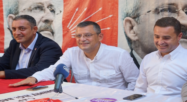 CHP Grup Başkanvekili Özgür Özel, Balıkesir’de gündemi değerlendirdi: